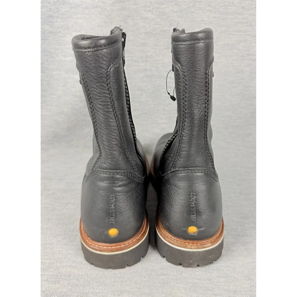 Samuel Hubbard Snow Lodge Aspen Gore-Tex Boots Mens 8 M Black Leather Waterproof